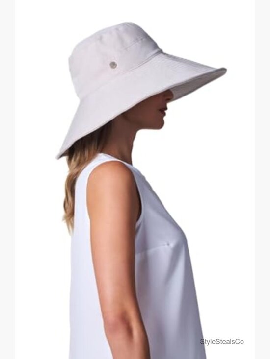 UPF 50+ Wide Brim Sun Hat - Packable Crushable Beach Hat main image 5